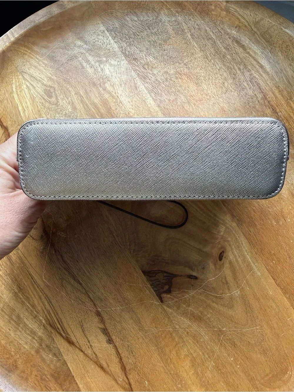 Kate Spade Metallic Gold Dome Wristlet